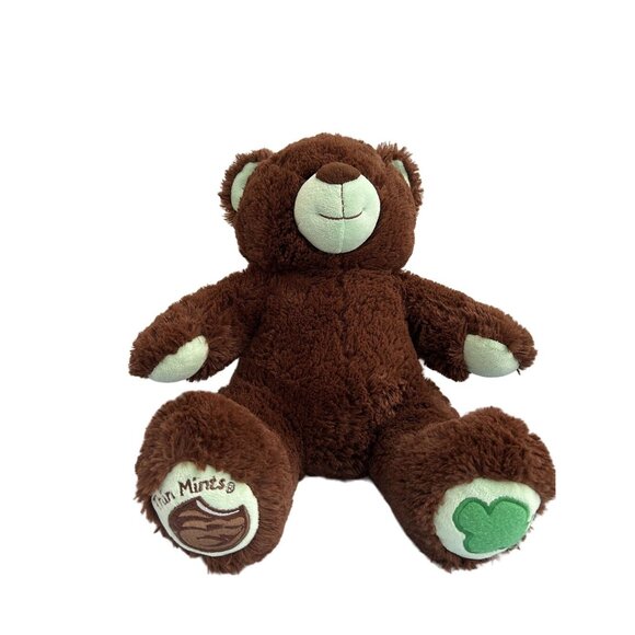 Thin Mint Build-A-Bear Set Of Two Plush Toys Brown & Green Girl Scouts Collectib - Picture 3 of 4